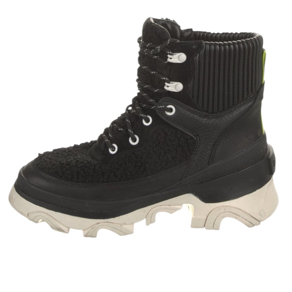 Sorel Black and White Lace-Up Boots - Picture 13 of 13